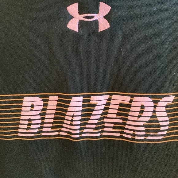 Under Armour Coldgear Evergreen BLAZERS Hoodie size SMALL - Picture 3 of 8